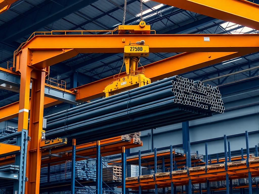 Cầu trục nâng bó thép